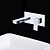 cheap Bathroom Sink Faucets-Contemporary Wall Mounted Ceramic Valve Two Holes Single Handle Two Holes Chrome, Bathroom Sink Faucet