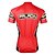 billige Cykelbeklædning til kvinder-ILPALADINO Herre Cykeltrøje Kortærmet Cykel Trøje Toppe med 3 baglommer Bjerg Cykling Vej Cykling Åndbart Ultraviolet Resistent Hurtigtørrende Rød Mode Polyester Sport Tøj / Elastisk