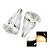 preiswerte Leuchtbirnen-LED Spot Lampen 50-150 lm E14 1 LED-Perlen COB Warmes Weiß Kühles Weiß 220-240 V / 2 Stück / RoHs / CCC