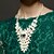 お買い得  ネックレス-結婚式/パーティー白いラインストーンネックレス古典的な女性的なスタイル
