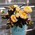 baratos Flor artificial-Flores artificiais 1pcs Ramo Estilo Europeu Rosas Flor de Mesa