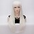 cheap Costume Wigs-70cm style natural straight fashion women party wigs heat resist synhtetic cosplay costume wig white Halloween