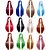 abordables Perruques de déguisement-Perruque Synthétique / Perruques de Déguisement Droit Style Sans bonnet Perruque Vert Rose Bourgogne Cheveux Synthétiques Femme Perruque Perruque Halloween