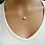 cheap Necklaces-Women&#039;s Pearl Pendant Necklace Statement Necklace Floating Dainty Ladies Simple Fashion Pearl Alloy Gold Silver Necklace Jewelry For Party Special Occasion Birthday Congratulations Gift Valentine