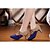 abordables Chaussures de bal, de danse moderne-Femme Modernes Velours Synthétique Talons Intérieur Fourrure Talon Aiguille Noir et rouge Bleu royal 5,1 à 7cm Non Personnalisables