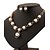 cheap Jewelry Sets-XIXI  Women Latest Fashion Alloy Rhinestone Imitation Pearl Necklace/Earrings Sets