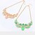 cheap Necklaces-Women&#039;s Choker Necklace - Ladies, European Green, Pink, Rainbow Necklace Jewelry For