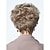 cheap Older Wigs-Blonde Wigs for Women Synthetic Wig Curly Curly Asymmetrical Wig Short Blonde Synthetic Hair Ombre Hair Blonde