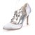 abordables Chaussures de mariée-Femme Soie Printemps / Eté / Automne Talon Aiguille Rouge / Rose / Champagne / Mariage / Soirée &amp; Evénement