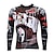 cheap Women&#039;s Cycling Clothing-ILPALADINO Men&#039;s Long Sleeve Cycling Jersey Winter Summer Polyester Brown Cartoon Bike Jersey Top Ultraviolet Resistant Quick Dry Breathable Sports Clothing Apparel / Stretchy / Back Pocket
