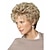 baratos peruca mais velha-Blonde Wigs for Women Synthetic Wig Curly Curly Asymmetrical Wig Short Blonde Synthetic Hair Ombre Hair Blonde