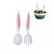 cheap Dining &amp; Cutlery-Rabbit Ears Spoon Fork Tablespoon Fruit Forks Spoon Salad Children&#039;s Tableware Dinnerware Set of 2 Random Color