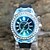 levne Módní hodinky-Geneva Dámské Hodinky na běžné nošení Módní hodinky japonština Křemenný Silikon Černá / Bílá 30 m Svítící Analogové dámy Přívěšky - Bílá Černá Dva roky Životnost baterie