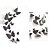 abordables Autocollants muraux-Animaux 3D Bande dessinée Stickers muraux Autocollants muraux 3D Autocollants muraux décoratifs, Vinyle Décoration d&#039;intérieur Calque