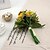 abordables Flores artificiales-ramo de girasol seda 2 ramos / porción cada ramo 5 cabezas para la decoración de la boda