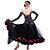 cheap Ballroom Dancewear-Performance Dresses Women&#039;s Training / Performance Spandex / Tulle Crystals / Rhinestones Long Sleeve Dress / Neckwear / Modern Dance