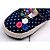 cheap Baby Shoes-Girls&#039; Flats First Walkers Casual Dress Outdoor Bowknot Polka Dot Button Fabric Spring Fall Navy / White / Red / Magic Tape