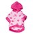 cheap Dog Clothes-Cat Dog Hoodie Heart Casual / Daily Winter Dog Clothes Pink Costume Polar Fleece Cotton XS S M L