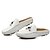 cheap Men&#039;s Clogs &amp; Mules-Men&#039;s Comfort Shoes Spring / Summer Casual Clogs &amp; Mules Leather White / Black / Blue / Tassel / Tassel