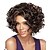 abordables perruque plus âgée-Perruque Synthétique Bouclé Bouclé Perruque Noir Cheveux Synthétiques Femme Perruque afro-américaine Noir StrongBeauty