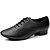 abordables Chaussures de danse d&#039;entraînement-Homme Chaussures Modernes Salon Intérieur Oxford Talon Fourrure Talon Bottier Lacet Noir