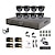 abordables Kits DVR-8 Portada y Sistema DVR CCTV DIY Oficina (P2P Online, 8 cámara de la bóveda de interior)