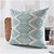 cheap Throw Pillows &amp; Covers-Modern Style Blue Pattern Cotton/Linen Decorative Pillow Cover