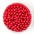 abordables Perles et fabrication de bijoux-beadia 100g (environ 1000 pièces) abs perles de nacre 6mm couleur en plastique perles en vrac rond rouge pour la fabrication de bijoux