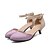 זול נעלי עקב לנשים-נעלי נשים - בלרינה\עקבים - דמוי עור - מעוגל - שחור / סגול / זהב - שמלה - עקב גביע