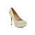 cheap Women&#039;s Heels-Women&#039;s Stiletto Heel Synthetic Basic Pump Spring / Summer / Fall Black / Golden / White / Wedding / Party &amp; Evening / Dress / Party &amp; Evening