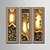 abordables Tableaux Encadrés-peinture à l&#039;huile abstraite main la décoration peinte lin naturel avec la main tendue encadrée - ensemble de 3