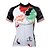 cheap Women&#039;s Cycling Clothing-ILPALADINO Women&#039;s Short Sleeve Cycling Jersey Summer Polyester Multi color White Funny Fashion Plus Size Bike Jersey Top Mountain Bike MTB Road Bike Cycling Ultraviolet Resistant Quick Dry Breathable