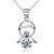 cheap Necklaces-Women&#039;s Charms Pendants Sterling Silver Crystal Zircon Cubic Zirconia Platinum Plated Geometric Fashion JewelryWedding Party Daily Casual
