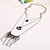 cheap Necklaces-Women&#039;s Layered Necklace Tassel Beads Tassel Alloy Black Blue Necklace Jewelry For