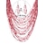 tanie Zestawy biżuterii-Zestaw biżuterii Naszyjniki z wisiorkami Duże Vintage Impreza Praca Casual Kolczyki Biżuteria Czarny / Zielony / Różowy Na Impreza