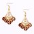 cheap Jewelry Sets-Jewelry Set Statement Vintage Party Casual Cute Earrings Jewelry Screen Color For Party / Necklace