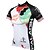 cheap Women&#039;s Cycling Clothing-ILPALADINO Women&#039;s Short Sleeve Cycling Jersey Summer Polyester Multi color White Funny Fashion Plus Size Bike Jersey Top Mountain Bike MTB Road Bike Cycling Ultraviolet Resistant Quick Dry Breathable