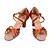 cheap Latin Shoes-Women&#039;s Latin Shoes / Ballroom Shoes Satin Sandal Buckle Customized Heel Customizable Dance Shoes Camel / Brown / Suede / Indoor / Professional
