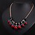 cheap Necklaces-New Arrival Fashional Hot Selling Popular Rhinestone Crystal Cherry Necklace