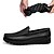 رخيصةأون أحذية سليب أون وأحذية مفتوحة للرجال-للرجال أحذية جلدية جلد ربيع / خريف المتسكعون وزلة الإضافات أسود / بني