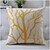 cheap Throw Pillows &amp; Covers-Modern Style Tree Branch Cotton/Linen Decorative Pillow Cover