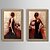 cheap Framed Arts-Hand-Painted People Horizontal, Traditional Oil Painting Home Decoration Three Panels