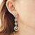 cheap Earrings-Women&#039;s Elegent Flower Enameled Stud Earrings Classical Feminine Style