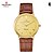 cheap Dress Classic Watches-Men&#039;s Dress Watch Quartz Japanese Quartz 30 m Leather Band Analog Black / Brown - 5 6 Rose Gold / Stainless Steel