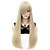 cheap Costume Wigs-27 6 70cm light blonde long straight anime hair cosplay costume party full wigs with bang Halloween