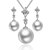 cheap Jewelry Sets-Women&#039;s Crystal Jewelry Set Ladies Simple Style Pearl Crystal Imitation Pearl Earrings Jewelry For Wedding Party Daily Casual / Cubic Zirconia / Cubic Zirconia / Necklace