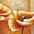 cheap Oil Paintings-Oil Paintings One Panel Modern Abstract Flowers Hand-painted Natural Linen Ready to Hang