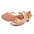 cheap Latin Shoes-Latin Shoes Ballroom Shoes Salsa Shoes Sandal Heel Buckle Chunky Heel Camel Black Brown Buckle Kid&#039;s / Indoor / Satin / Leather / Practice / Professional