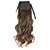זול קוקו-תוספת שיער עם טבעת מיקרו אחרים סִלְסוּל שיער סינטטי חתיכת שיער הַאֲרָכַת שֵׂעָר גלי 1.8 מטר Halloween / מסיבה / ערב