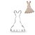 billige Småkageværktøjer-sleeved fishtail brudekjole prinsesse kjole cookie cutter cut skimmel